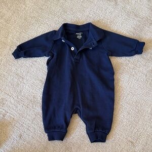 Ralph Lauren Navy Blue Baby One Piece